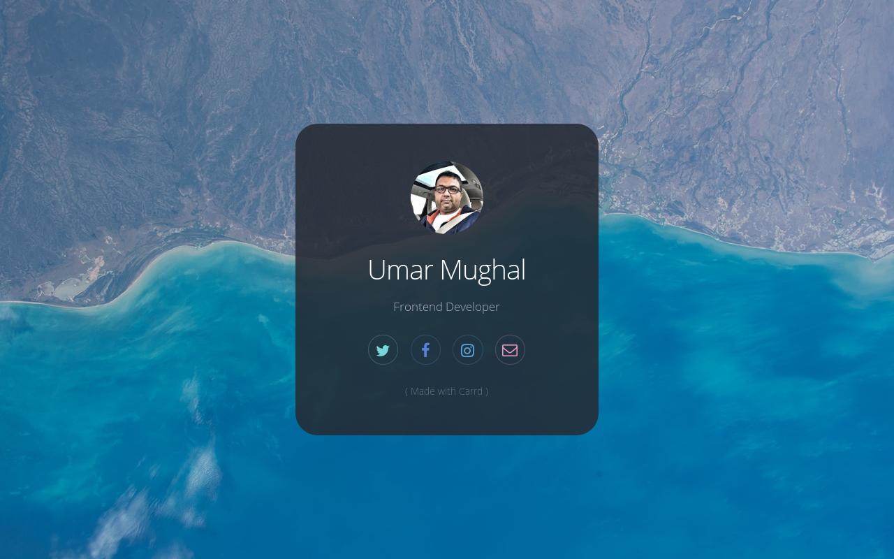 Carrd profile picture for @umar